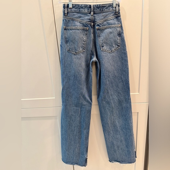 Zara Wide Leg Ripped Jeans Blogger Favorite - Picture 4 of 14